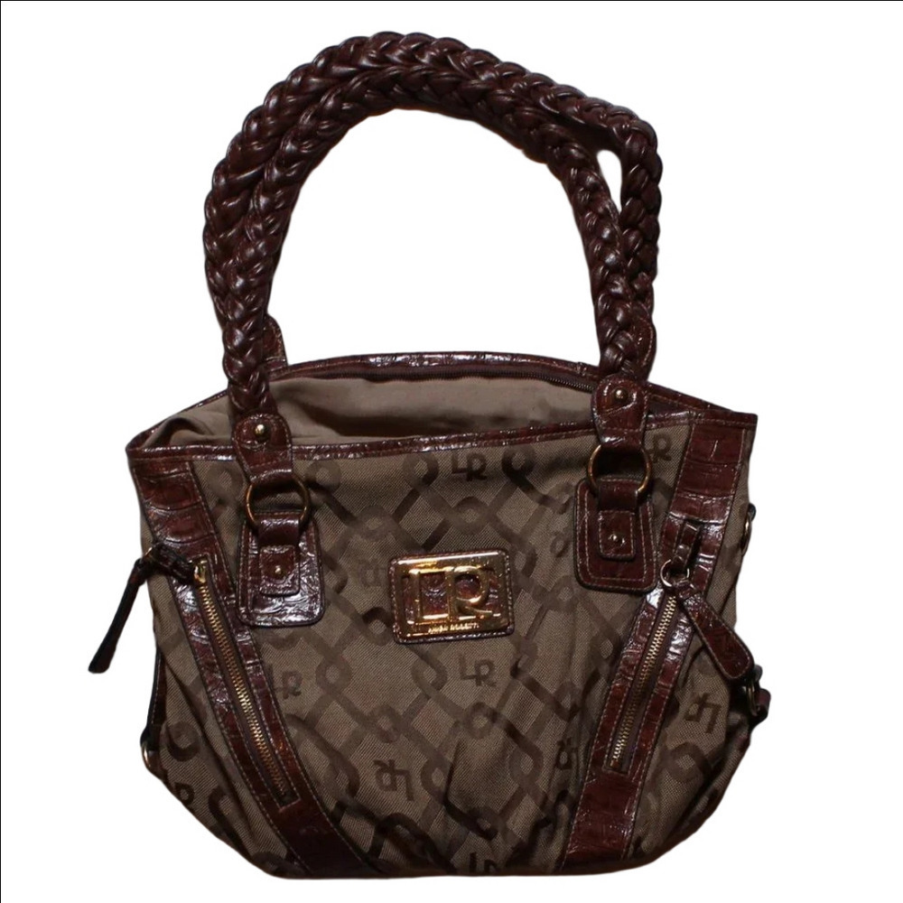 Limea Rosetti Brown Shoulder Purse